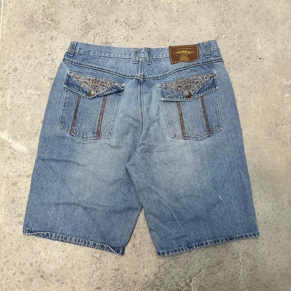Vintage 90s Phat Classics Baggy Denim Shorts - 40”